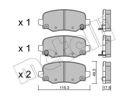 Brake Pad Set, disc brake