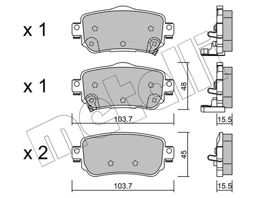 Brake Pad Set, disc brake