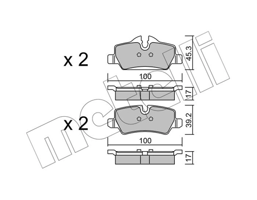 Brake Pad Set, disc brake