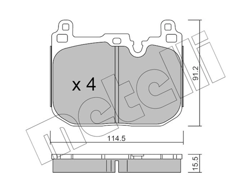 Brake Pad Set, disc brake