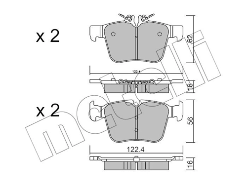 Brake Pad Set, disc brake
