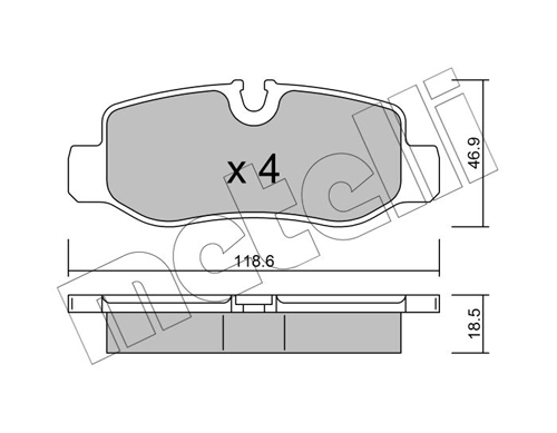 Brake Pad Set, disc brake