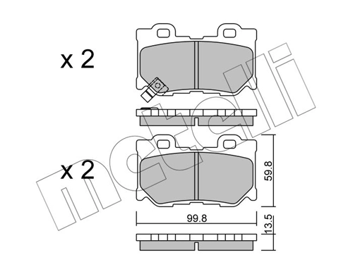 Brake Pad Set, disc brake