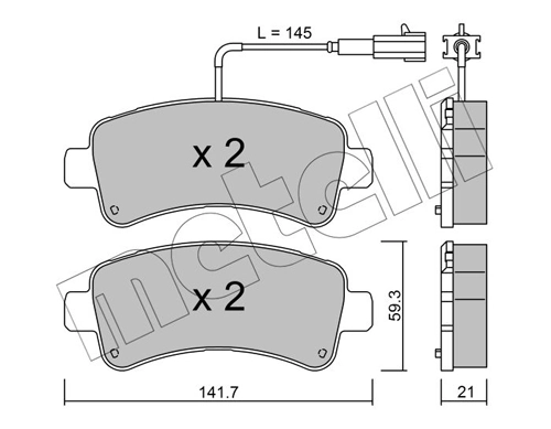 Brake Pad Set, disc brake