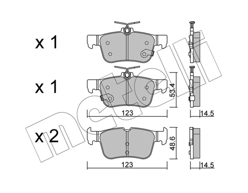 Brake Pad Set, disc brake