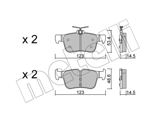 Brake Pad Set, disc brake