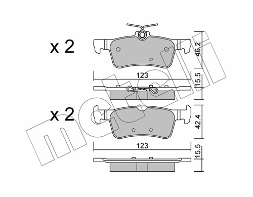 Brake Pad Set, disc brake