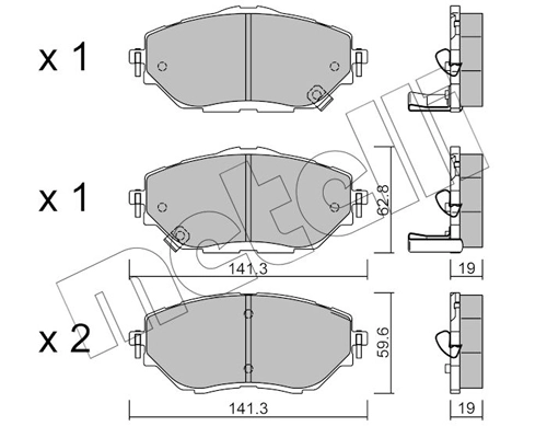 Brake Pad Set, disc brake
