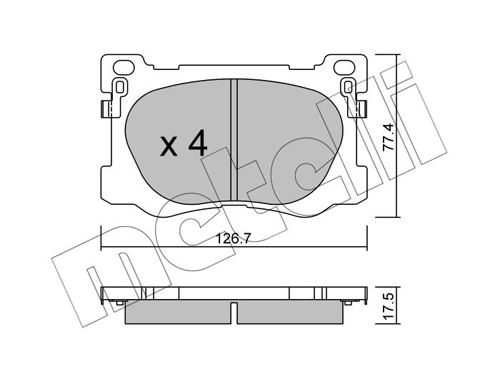Brake Pad Set, disc brake