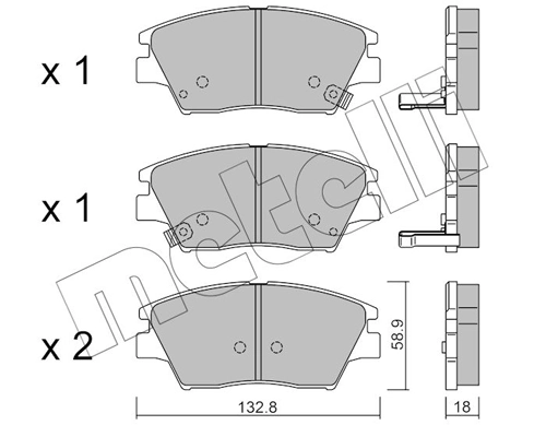 Brake Pad Set, disc brake