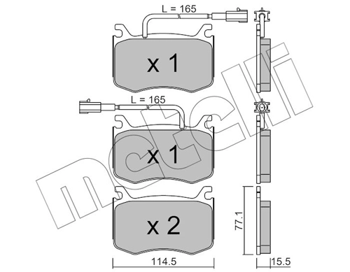Brake Pad Set, disc brake
