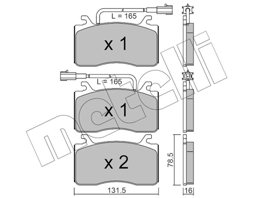 Brake Pad Set, disc brake