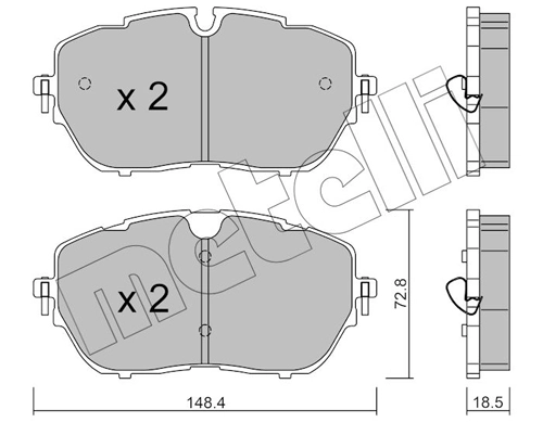 Brake Pad Set, disc brake