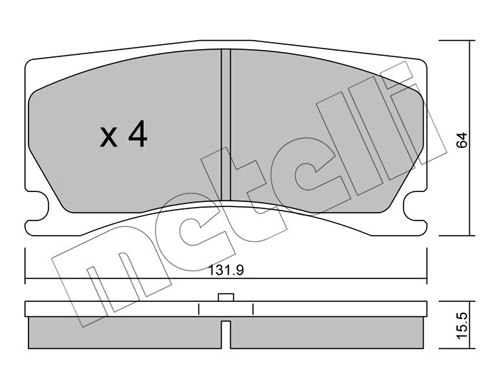 Brake Pad Set, disc brake