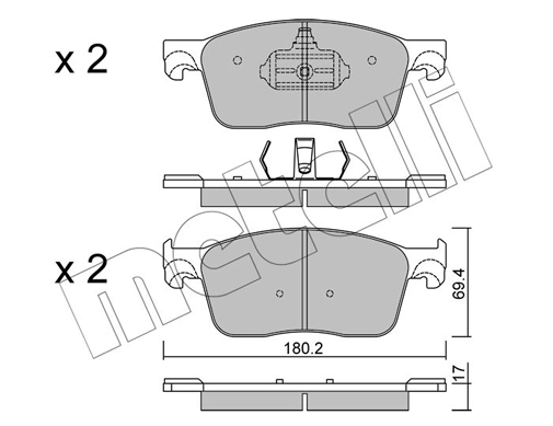 Brake Pad Set, disc brake