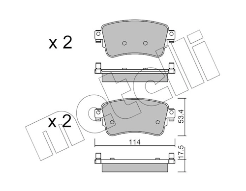 Brake Pad Set, disc brake