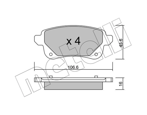 Brake Pad Set, disc brake