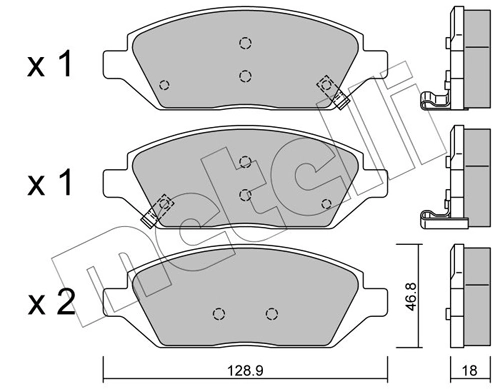 Brake Pad Set, disc brake