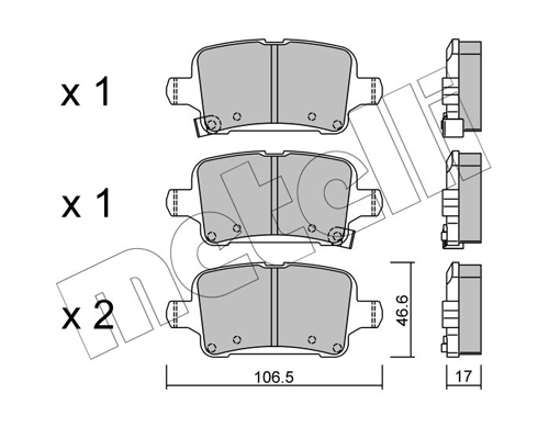 Brake Pad Set, disc brake