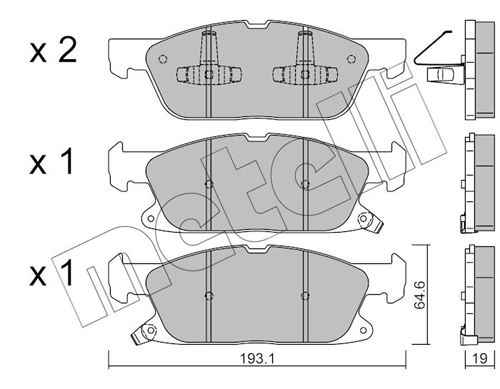 Brake Pad Set, disc brake