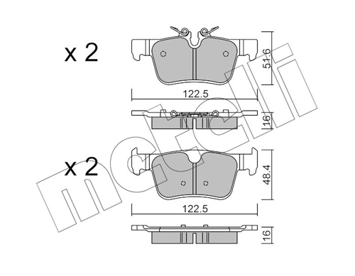 Brake Pad Set, disc brake
