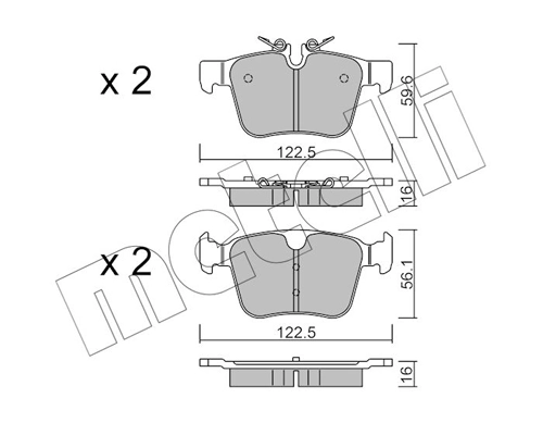 Brake Pad Set, disc brake