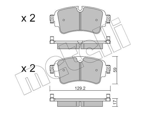 Brake Pad Set, disc brake