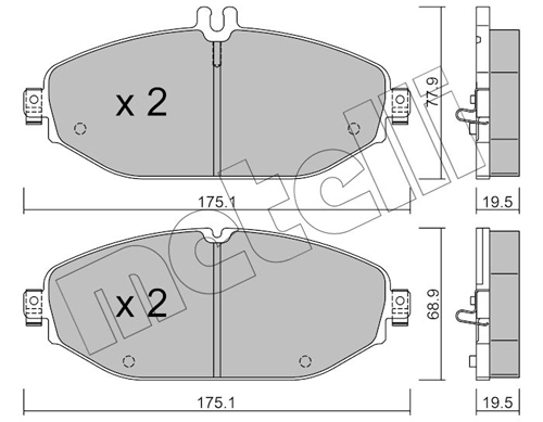 Brake Pad Set, disc brake