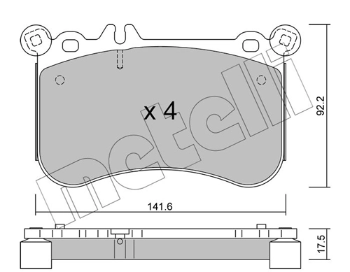 Brake Pad Set, disc brake