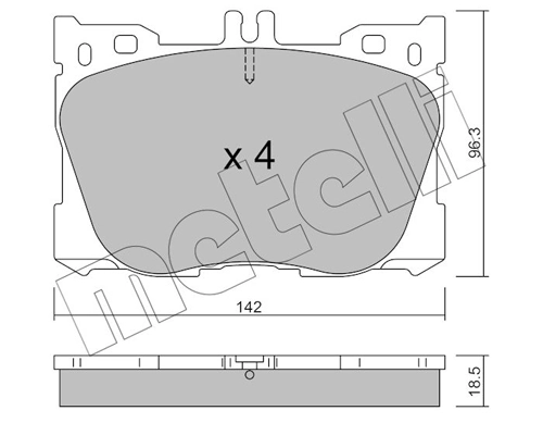 Brake Pad Set, disc brake