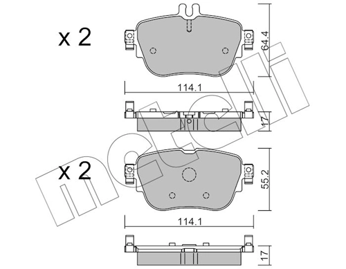 Brake Pad Set, disc brake