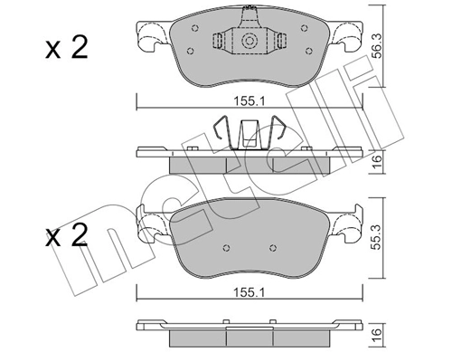 Brake Pad Set, disc brake