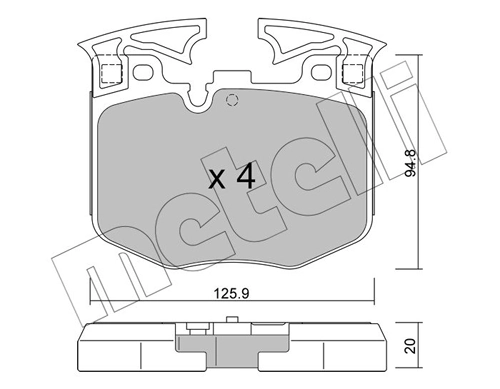 Brake Pad Set, disc brake