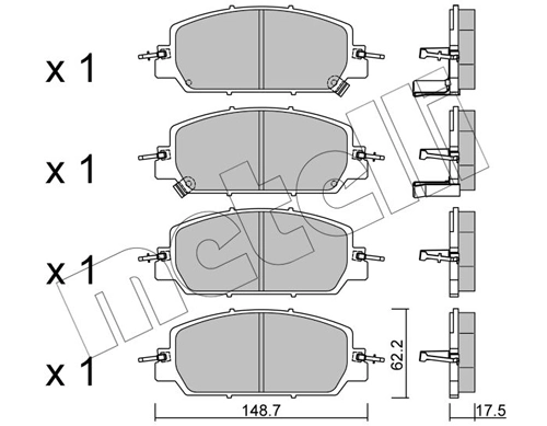 Brake Pad Set, disc brake