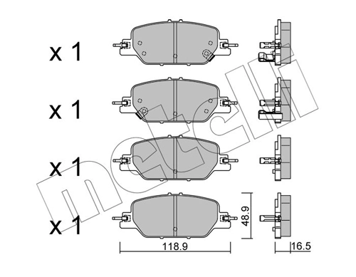 Brake Pad Set, disc brake