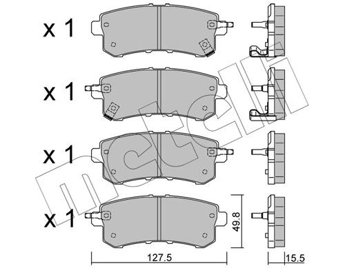 Brake Pad Set, disc brake