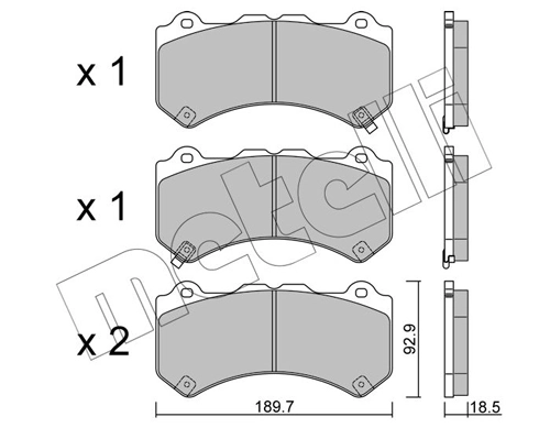 Brake Pad Set, disc brake