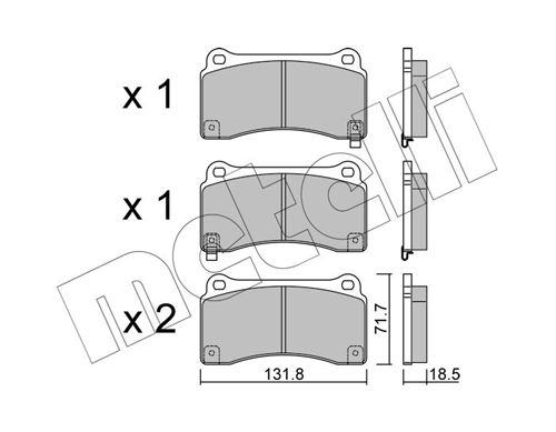 Brake Pad Set, disc brake