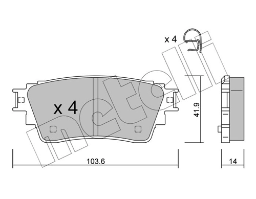 Brake Pad Set, disc brake