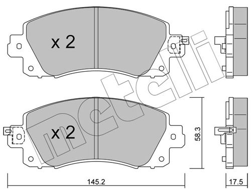 Brake Pad Set, disc brake