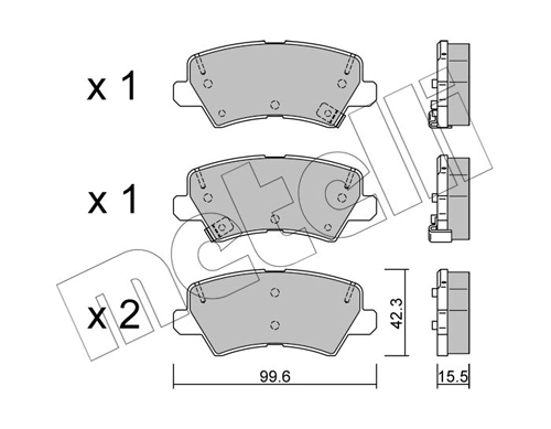 Brake Pad Set, disc brake