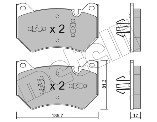 Brake Pad Set, disc brake