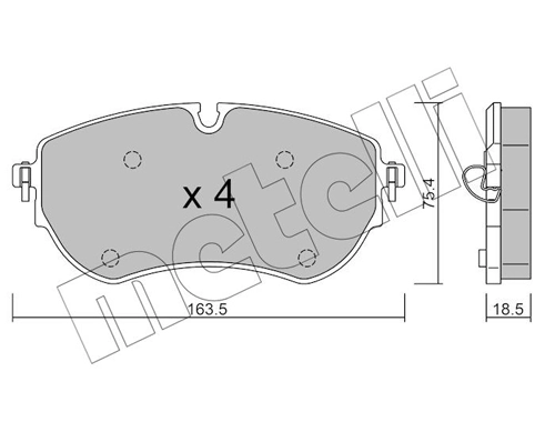 Brake Pad Set, disc brake
