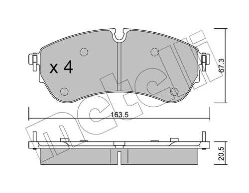 Brake Pad Set, disc brake