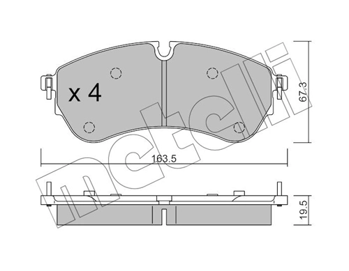 Brake Pad Set, disc brake