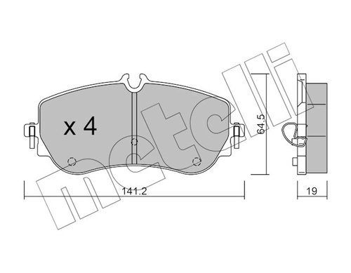 Brake Pad Set, disc brake