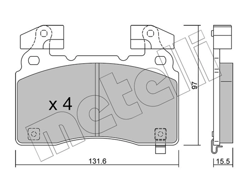 Brake Pad Set, disc brake
