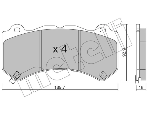 Brake Pad Set, disc brake