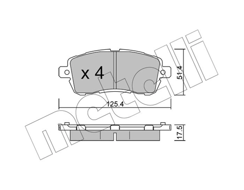 Brake Pad Set, disc brake