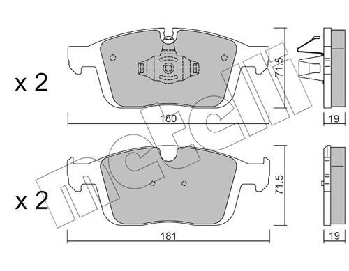Brake Pad Set, disc brake